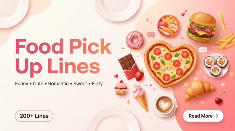 165+ Food Pick Up Lines That Are Sweet, Cheesy, and Flirty