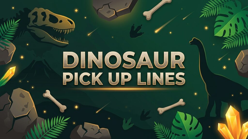 180+ Dinosaur Pick Up Lines That Are Dino-Mite