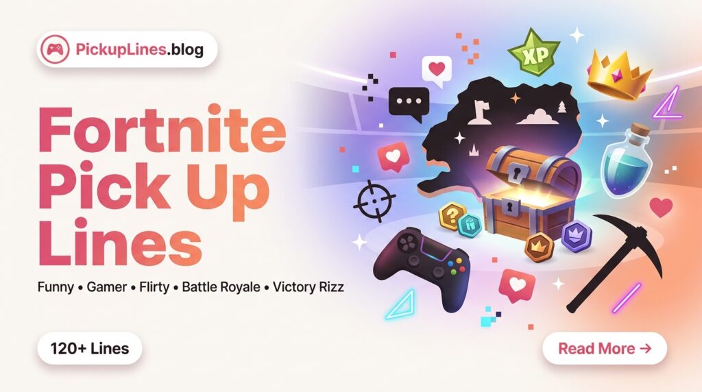 fortnite pick up lines