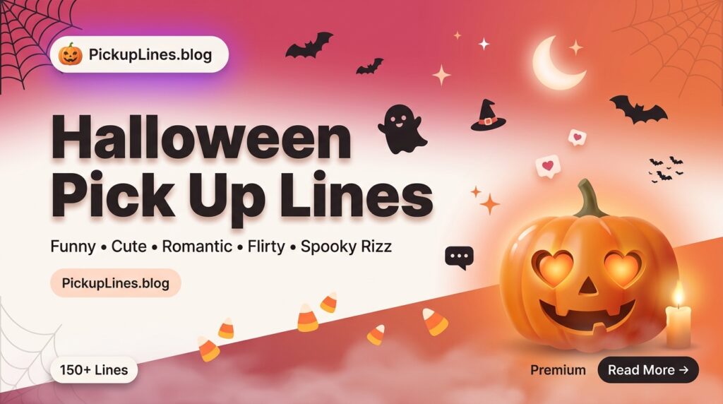 halloween pick up lines