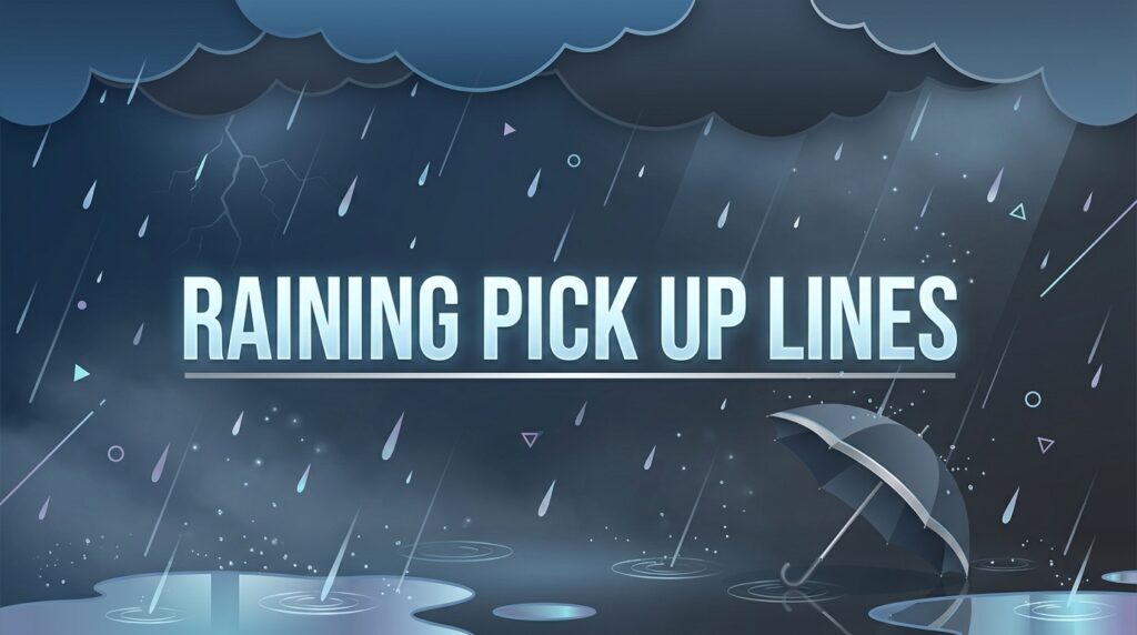 Raining Pick Up Lines