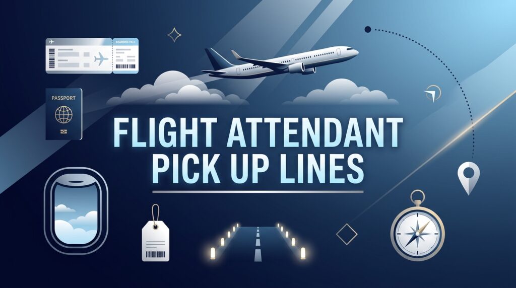 air hostess pick up lines