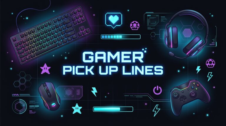 gamer pick up lines