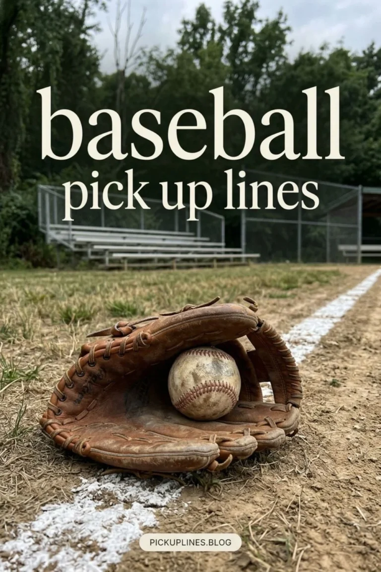 Baseball Pick Up Lines for Ballpark and Home-Run Banter
