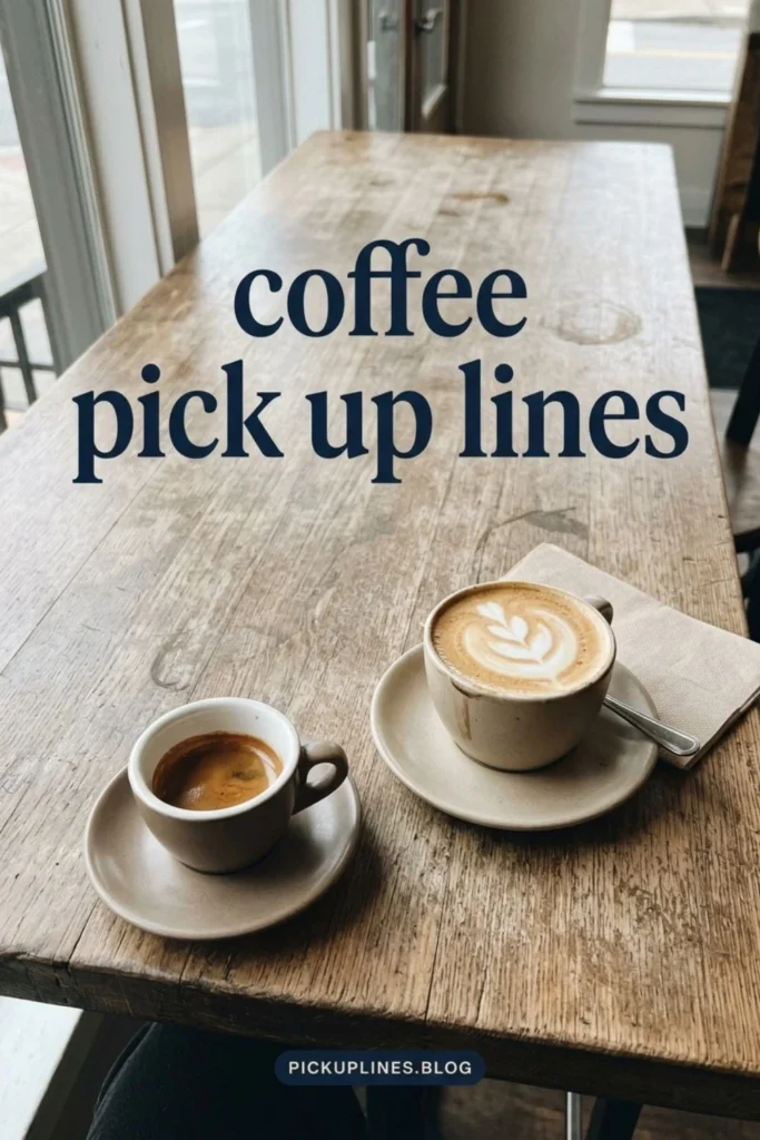 Espresso coffee date invitation scene