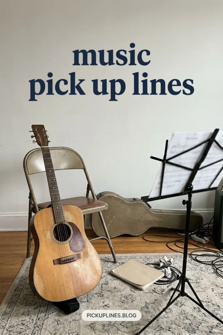 Music Pick Up Lines for Playlists and Concert Crushes