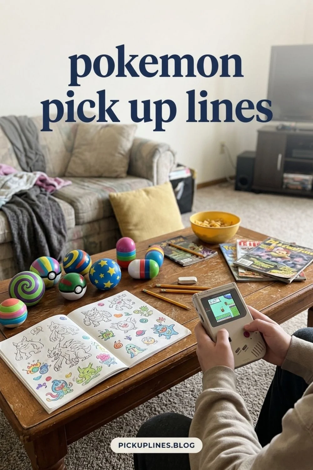 Handheld monster-catching game setup