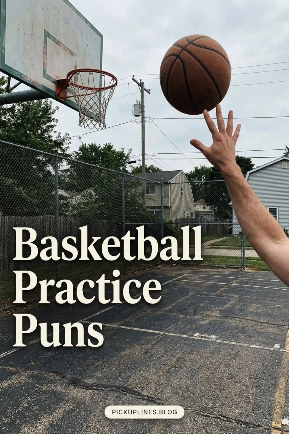 Player releasing a basketball during a shot