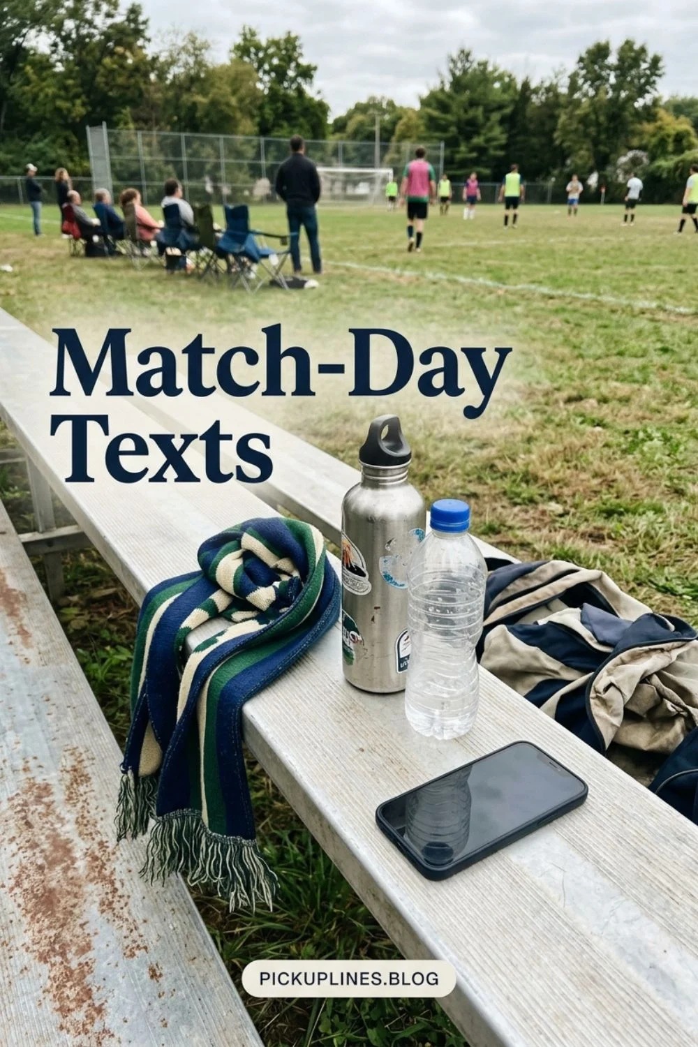 Soccer pitch after a match